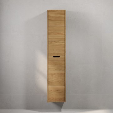 Koupelnová skříňka GRIBSKOV 175 cm béžová/dub