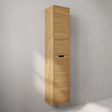 Koupelnová skříňka GRIBSKOV 175 cm béžová/dub