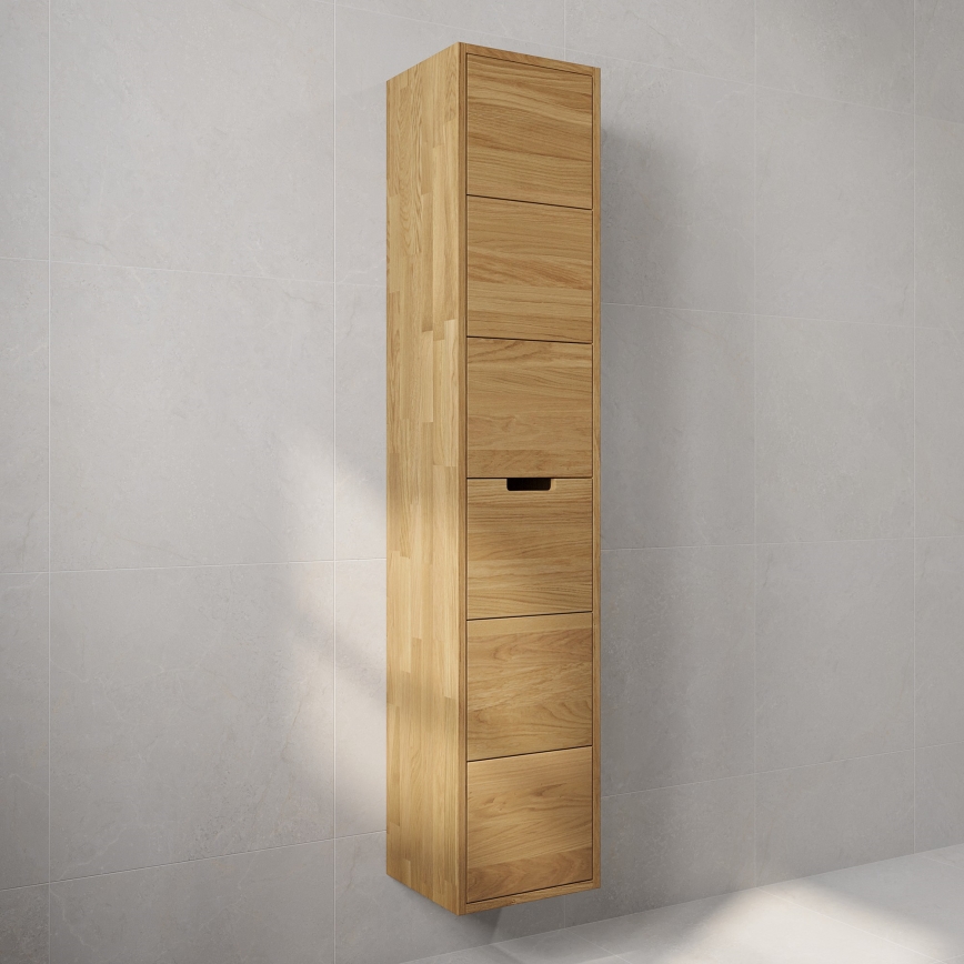 Koupelnová skříňka GRIBSKOV 175 cm béžová/dub