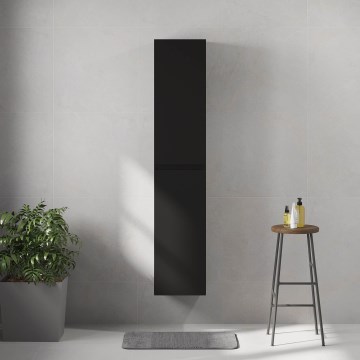 Koupelnová skříňka HELSINKI 35x174x32 cm černá