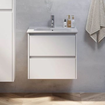 Koupelnová skříňka s umyvadlem LYKE 60 cm bílá