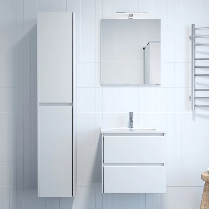 Koupelnová skříňka s umyvadlem LYKE 60 cm bílá