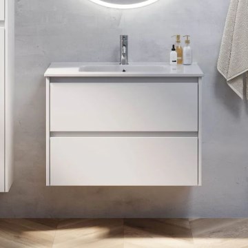 Koupelnová skříňka s umyvadlem LYKE 80 cm bílá