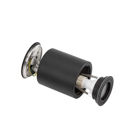 Koupelnové bodové svítidlo CHLOE 1xGU10/6W/230V IP65 kulatý černá