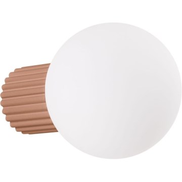 Koupelnové nástěnné svítidlo HALO 1xG9/8W/230V pr. 12 cm IP44 hnědá