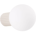 Koupelnové nástěnné svítidlo HALO 1xG9/8W/230V pr. 12 cm IP44 krémová