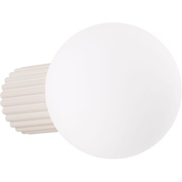 Koupelnové nástěnné svítidlo HALO 1xG9/8W/230V pr. 12 cm IP44 krémová