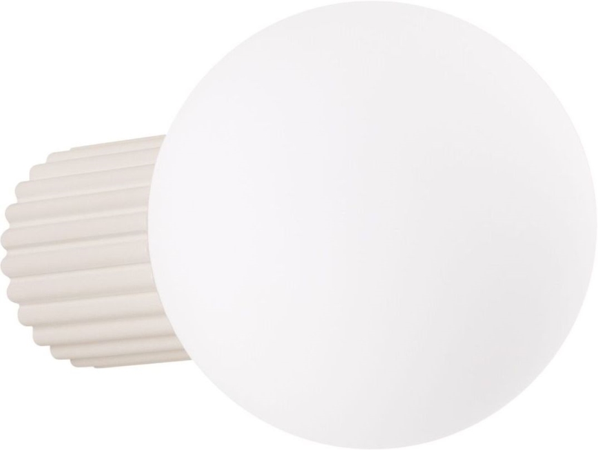 Koupelnové nástěnné svítidlo HALO 1xG9/8W/230V pr. 12 cm IP44 krémová