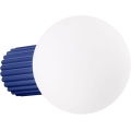 Koupelnové nástěnné svítidlo HALO 1xG9/8W/230V pr. 12 cm IP44 modrá