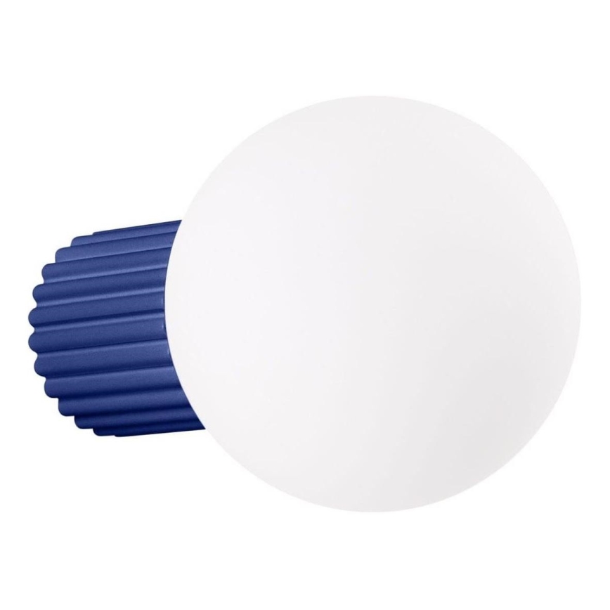 Koupelnové nástěnné svítidlo HALO 1xG9/8W/230V pr. 12 cm IP44 modrá