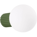 Koupelnové nástěnné svítidlo HALO 1xG9/8W/230V pr. 12 cm IP44 zelená