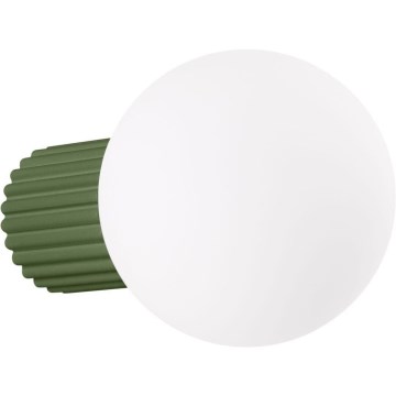 Koupelnové nástěnné svítidlo HALO 1xG9/8W/230V pr. 12 cm IP44 zelená