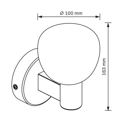 Koupelnové nástěnné svítidlo POLA 1xG9/5W/230V IP44 černá/čirá