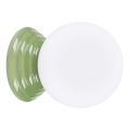 Koupelnové nástěnné svítidlo ZORI 1xG9/8W/230V IP44 zelená