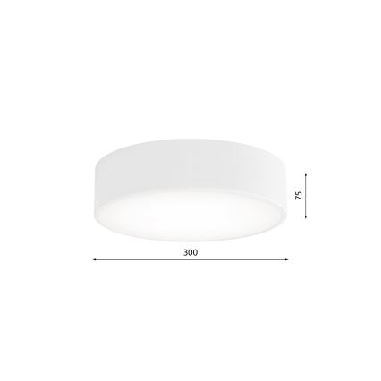Koupelnové stropní svítidlo CLEO 2xE27/24W/230V pr. 30 cm bílá IP54