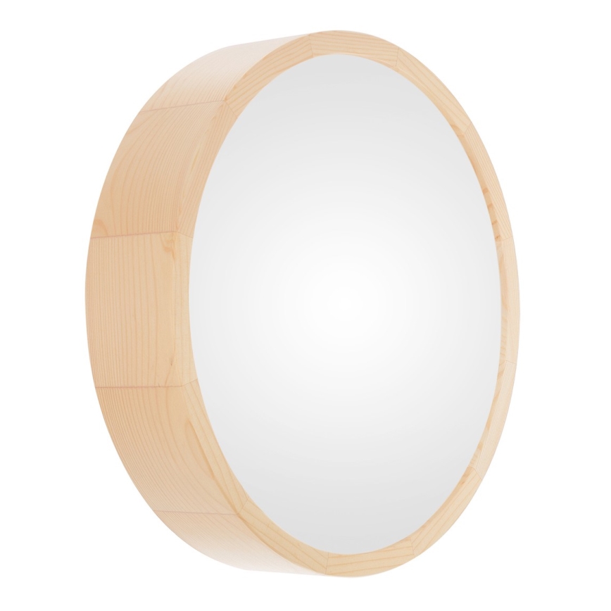 Koupelnové stropní svítidlo CLEO 3xE27/24W/230V IP54 pr. 37,5 cm borovice