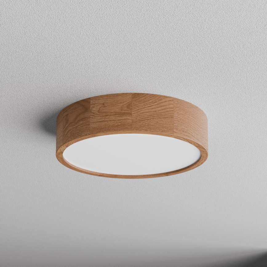 Koupelnové stropní svítidlo CLEO 3xE27/24W/230V IP54 pr. 37,5 cm dub