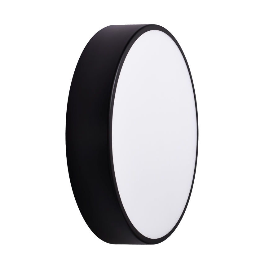 Koupelnové stropní svítidlo CLEO 3xE27/24W/230V pr. 40 cm černá IP54