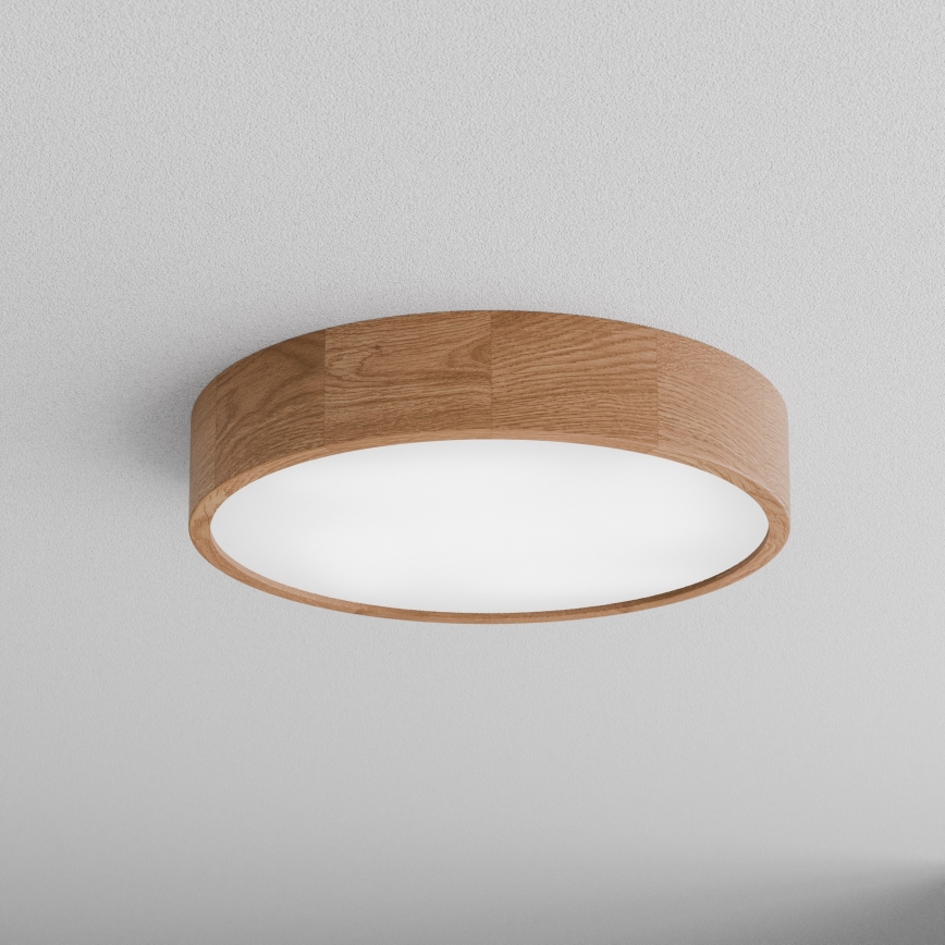 Koupelnové stropní svítidlo CLEO 4xE27/24W/230V IP54 pr. 47,5 cm dub