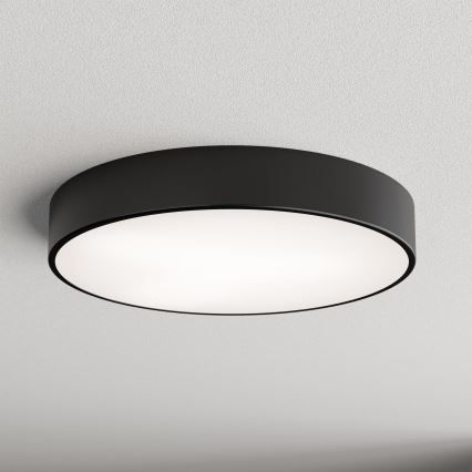 Koupelnové stropní svítidlo CLEO 4xE27/24W/230V pr. 50 cm černá IP54