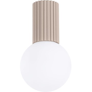 Koupelnové stropní svítidlo HALO 1xG9/8W/230V pr. 12 cm IP44 béžová
