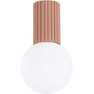 Koupelnové stropní svítidlo HALO 1xG9/8W/230V pr. 12 cm IP44 hnědá