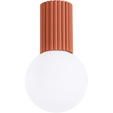 Koupelnové stropní svítidlo HALO 1xG9/8W/230V pr. 12 cm IP44 oranžová