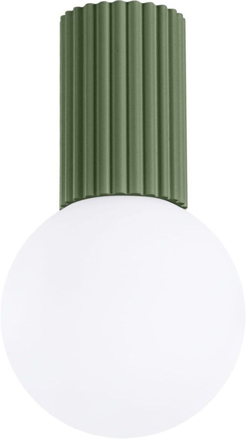 Koupelnové stropní svítidlo HALO 1xG9/8W/230V pr. 12 cm IP44 zelená