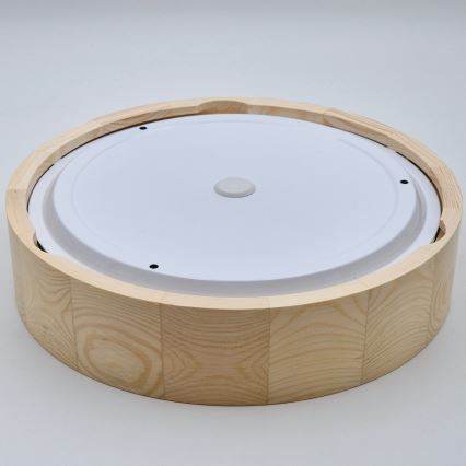 Koupelnové stropní svítidlo NATURAL 3xE27/15W/230V IP54 borovice pr. 37 cm