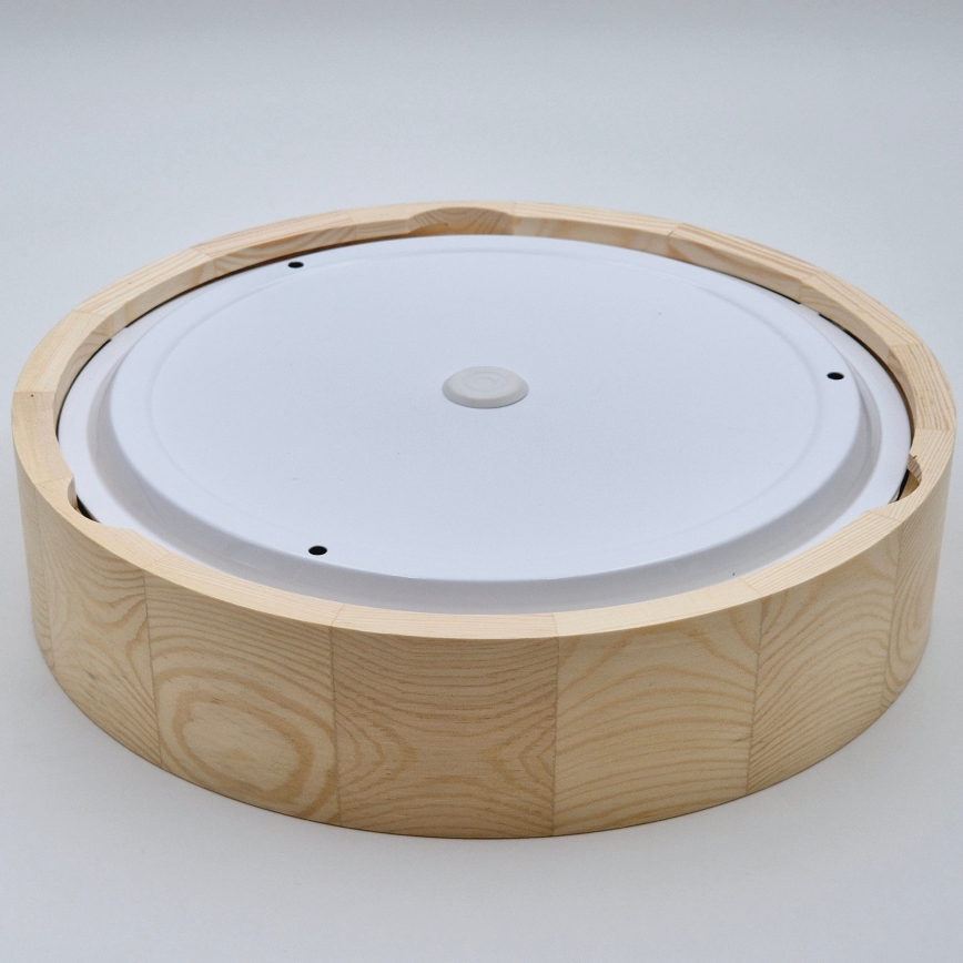 Koupelnové stropní svítidlo NATURAL 3xE27/15W/230V IP54 borovice pr. 37 cm