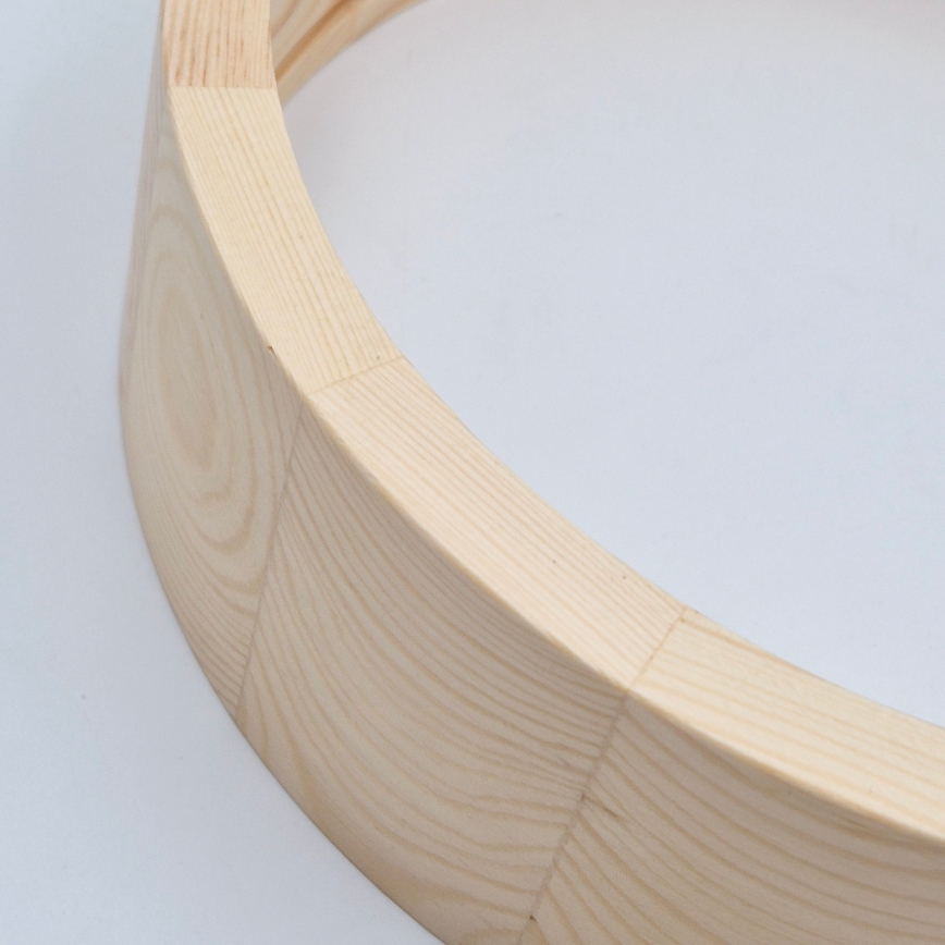 Koupelnové stropní svítidlo NATURAL 3xE27/15W/230V IP54 borovice pr. 37 cm