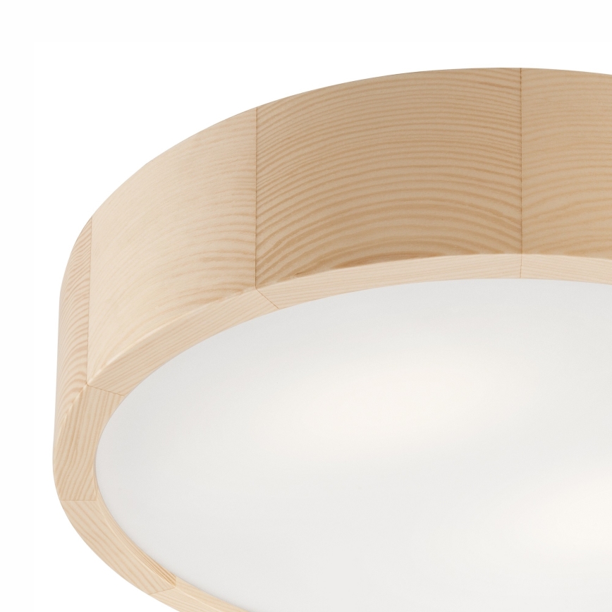 Koupelnové stropní svítidlo NATURAL 3xE27/15W/230V IP54 borovice ø 37 cm
