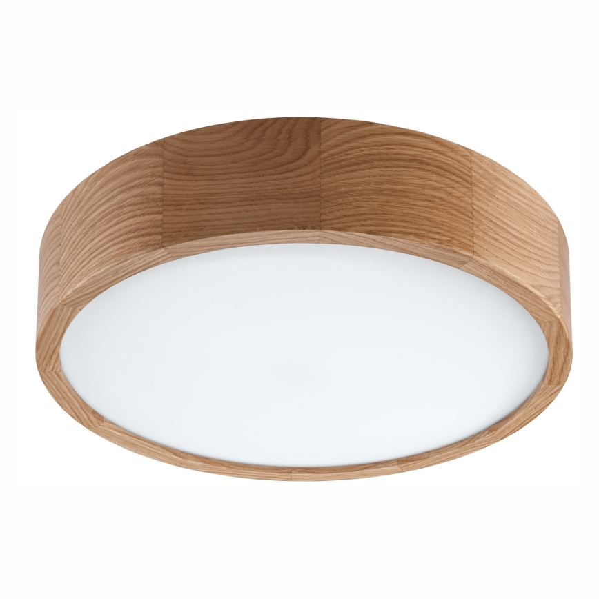 Koupelnové stropní svítidlo OAK 3xE27/15W/230V dub ø 37 cm IP54