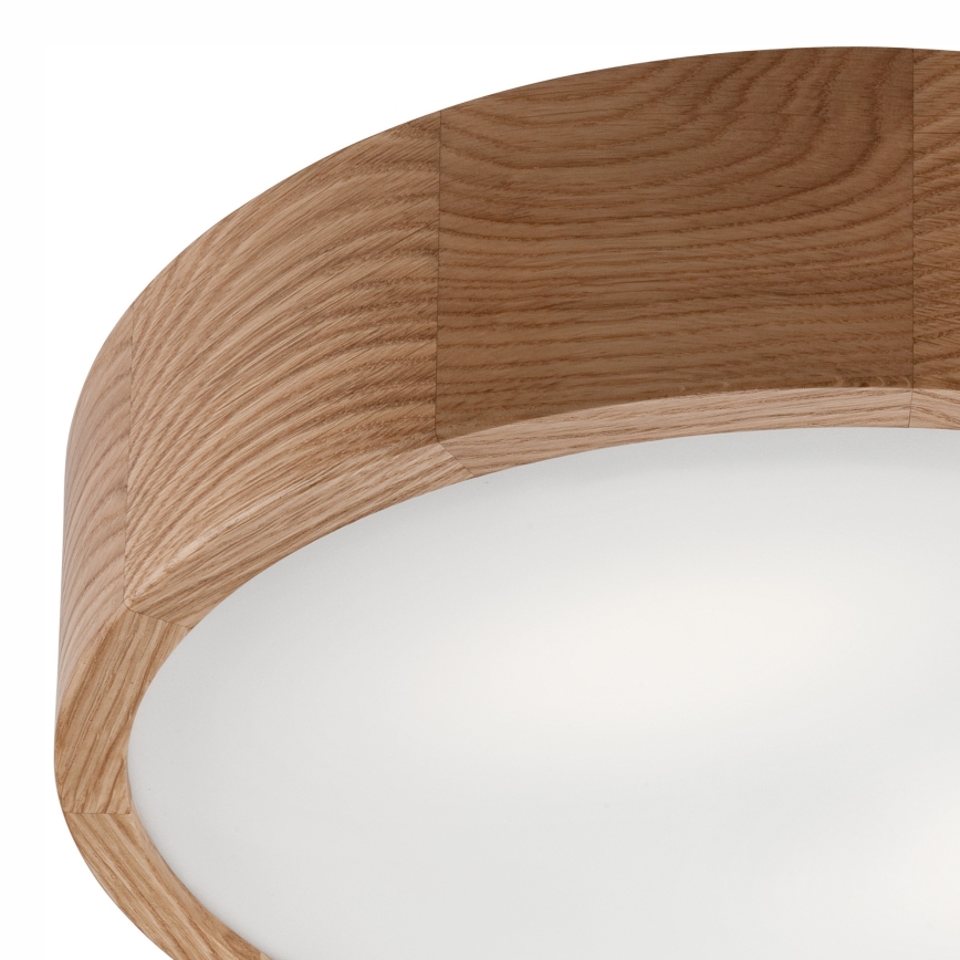 Koupelnové stropní svítidlo OAK 3xE27/15W/230V dub ø 37 cm IP54