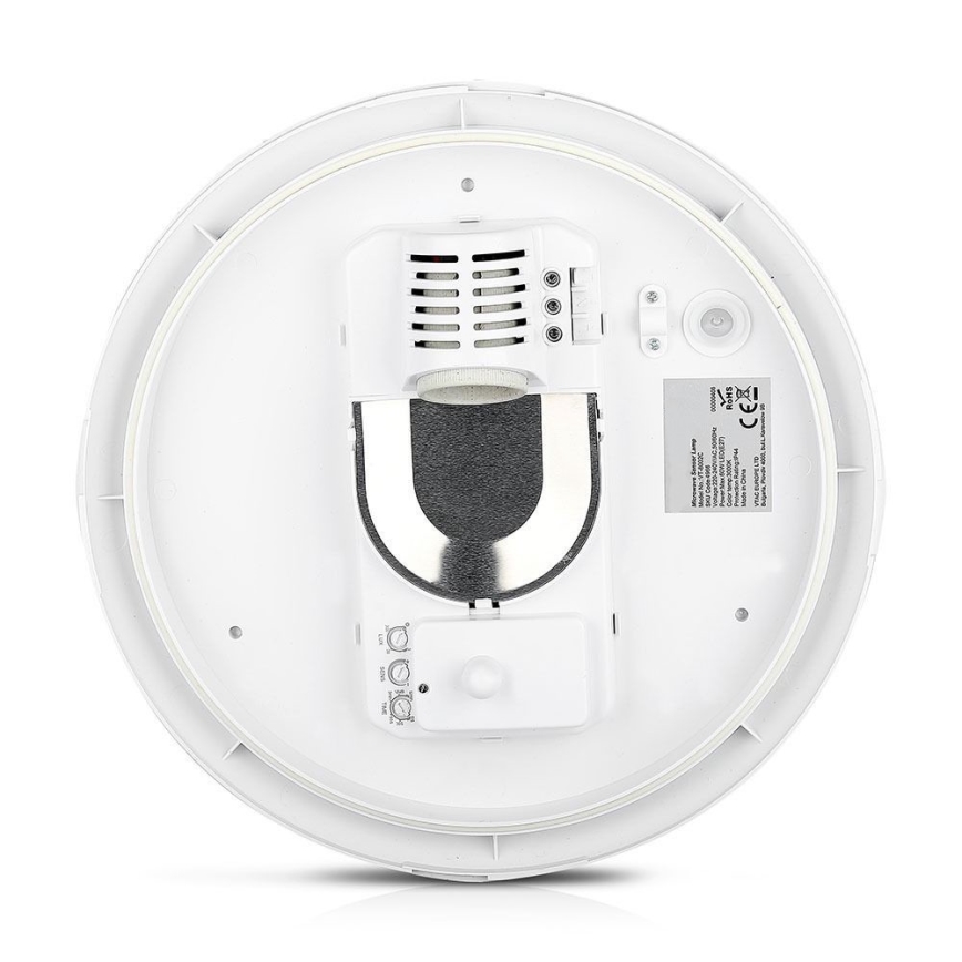 Koupelnové stropní svítidlo se senzorem 1xE27/60W/230V IP44 ø 29,6 cm
