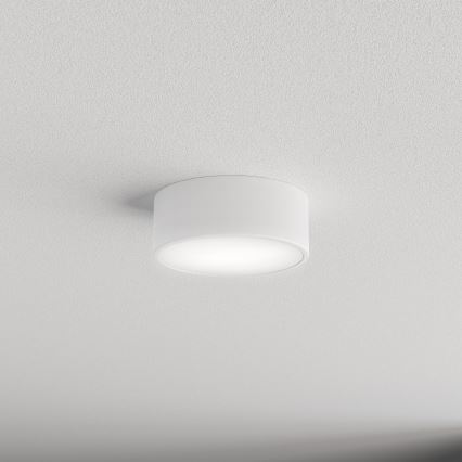 Koupelnové stropní svítidlo se senzorem CLEO 1xE27/24W/230V pr. 20 cm IP54 bílá