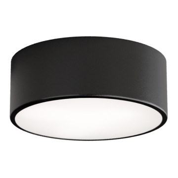 Koupelnové stropní svítidlo se senzorem CLEO 1xE27/24W/230V pr. 20 cm IP54 černá