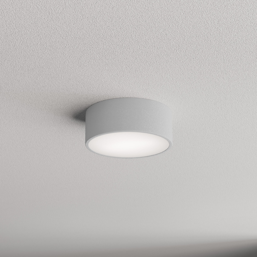 Koupelnové stropní svítidlo se senzorem CLEO 1xE27/24W/230V pr. 20 cm IP54 šedá