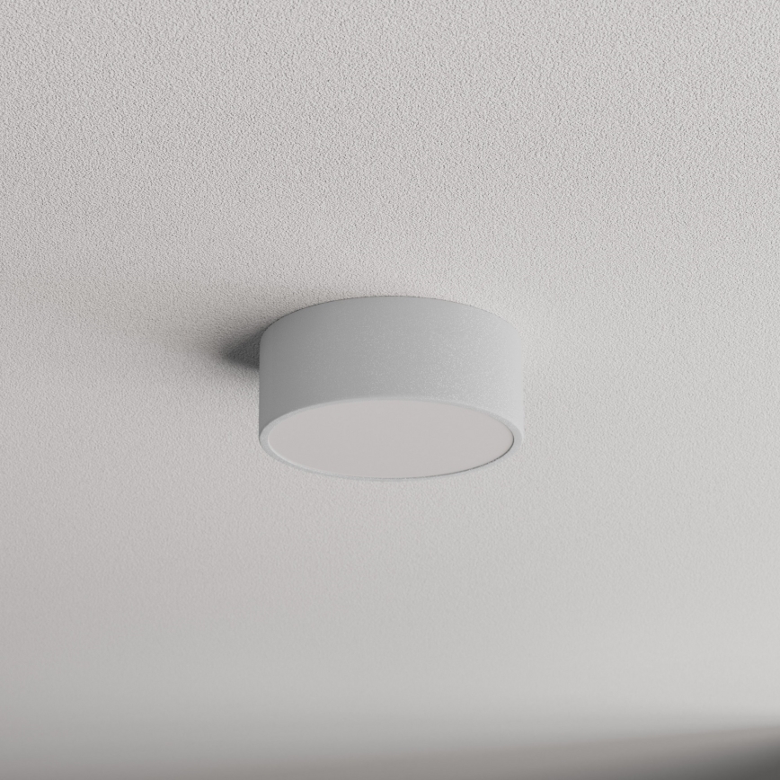 Koupelnové stropní svítidlo se senzorem CLEO 1xE27/24W/230V pr. 20 cm IP54 šedá