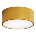 Koupelnové stropní svítidlo se senzorem CLEO 1xE27/24W/230V pr. 20 cm IP54 zlatá