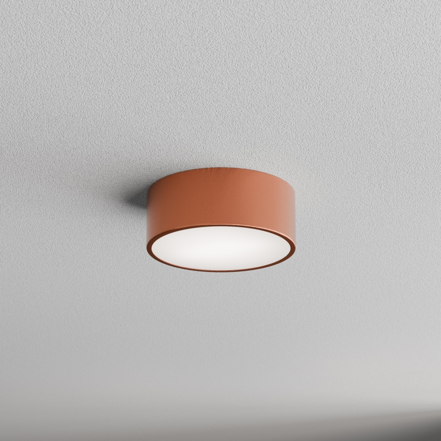 Koupelnové stropní svítidlo se senzorem CLEO 1xE27/24W/230V pr. 20cm IP54 měděná