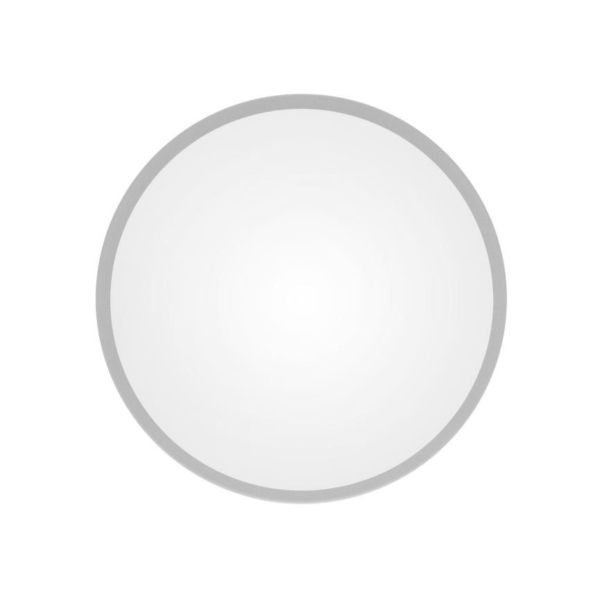 Koupelnové stropní svítidlo se senzorem CLEO 2xE27/24W/230V pr. 30 cm šedá IP54