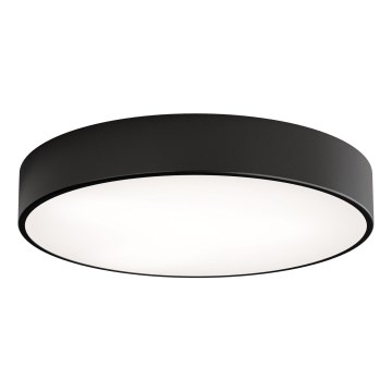 Koupelnové stropní svítidlo se senzorem CLEO 4xE27/24W/230V pr. 50 cm IP54 černá