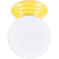 Koupelnové stropní svítidlo ZORI 1xG9/8W/230V pr. 12 cm IP44 žlutá