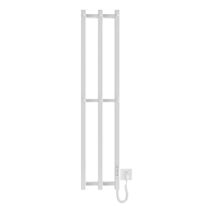 Koupelnový radiátor HF SLIM 110W/230V 117x25 cm bílá hranatý