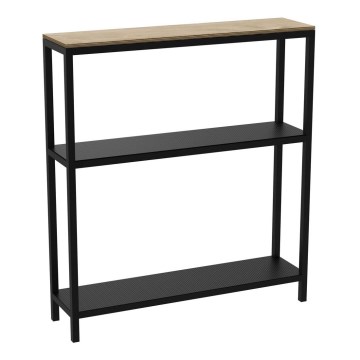 Koupelnový regál 67x60 cm černá