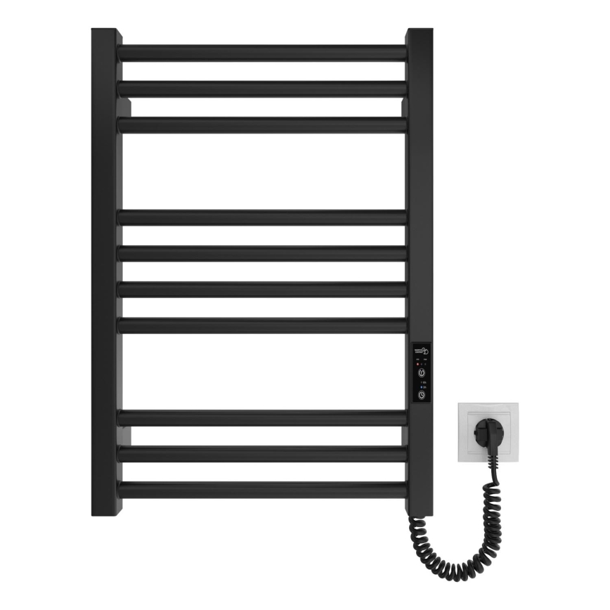 Koupelnový žebříkový radiátor HF DERBY 100W/230V 57x43 cm černá