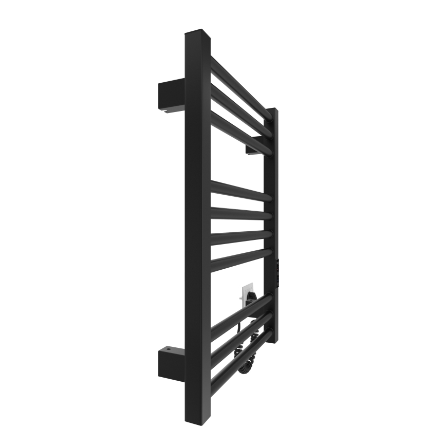 Koupelnový žebříkový radiátor HF DERBY 100W/230V 57x43 cm černá