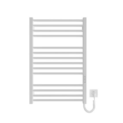 Koupelnový žebříkový radiátor HF DERBY 170W/230V 77x53 cm bílá pravá