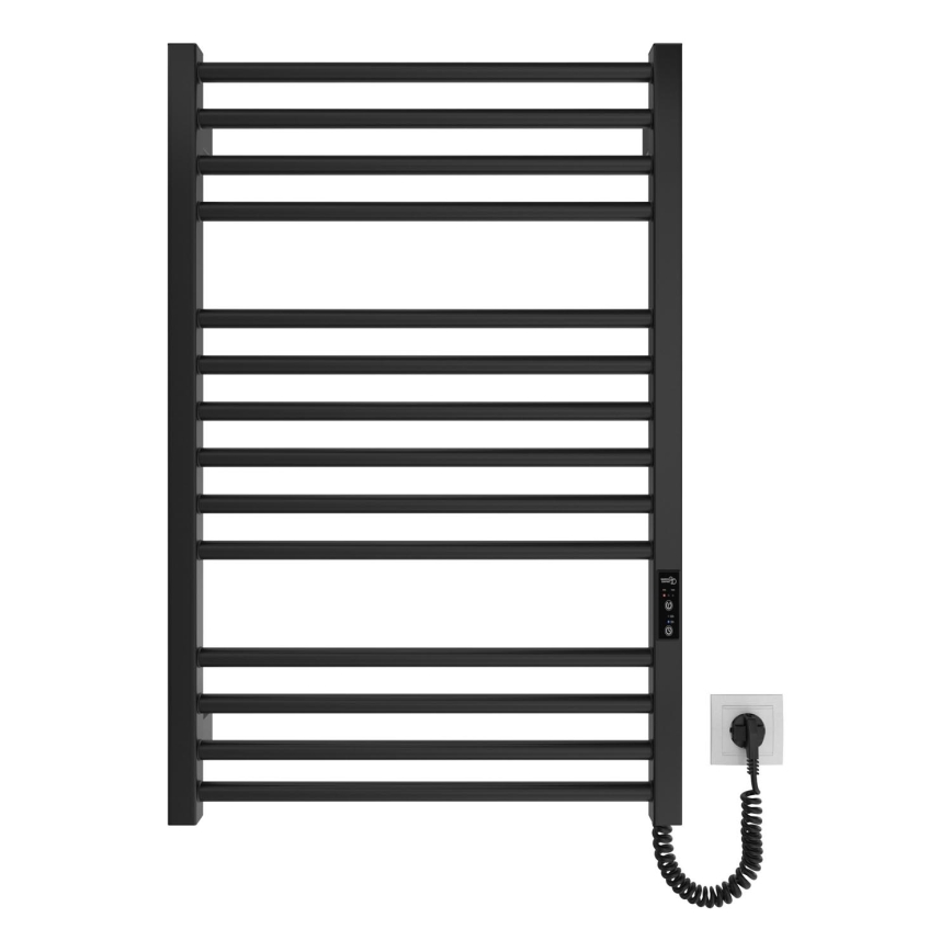 Koupelnový žebříkový radiátor HF DERBY 170W/230V 77x53 cm černá